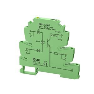 MRI-24D48 PLC 펄스 신호 광 커플러 절연체 DC SSR 릴레이 모듈 24VDC 스위치 DIN 레일  방지 저손실