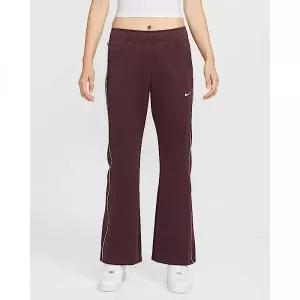 나이키 스포츠웨어 윈드러너 여성 슬림 미드라이즈 니트 팬츠 - 버건디 크러시/세일/세일 HJ1017-652