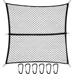 쉐보레 콜로라도 크루 캡 트레일 BOSS ZR2 Z71 LT WT (2000-2026년식) 픽업 트럭 적재함용 화물 네트. 신축