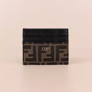 FF 자카드 카드홀더 브라운 7M0164 ALWK F0L3T