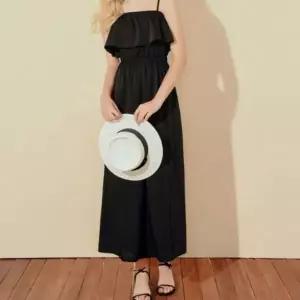 [하프클럽/]점프 프릴 비치룩 슈트 니트원피스 반팔원피스 팬츠