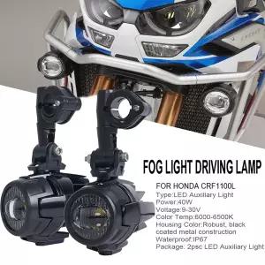 혼다 호환 CRF1100L CRF 1100L CRF1100 L 아프리카 트윈 바이크 오토바이 액세서리 LED 보조 안개등 운전