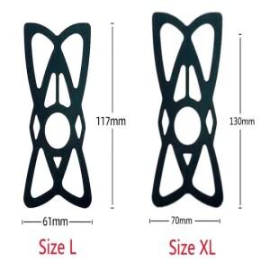 탄성 실리콘 바이크 오토바이 폰 거치대 픽서 그립  고프로호환 7 플러스 8 11 12 용  레드 블랙 고무 밴드