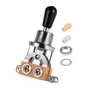 셀렉터 폴 전기 팁 깁슨 스위치 캡 토글 노브 기타 레스 크롬