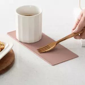 국산 실리콘 사각 미니 테이블 식탁매트