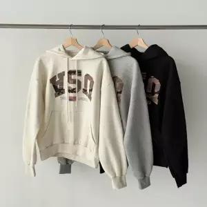 [다잇템] 여성 포켓 벌룬 캥거루 후디 맨투맨 패턴 카모 티셔츠