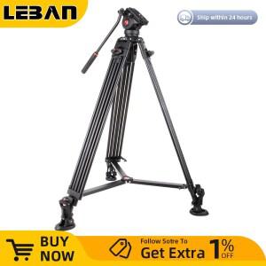 DHL Viltrox VX-18M Pro Heay Duty 알루미늄 비디오 삼각대 + 유체 팬 헤드 카메라 DV 용  가방