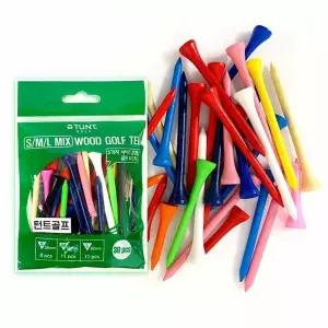 컬러혼합 혼합컬러나무티 골프용품 골프나무용품 골프나무티 SML