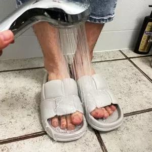 가벼운슬리퍼 푹신한 소음방지 편한 실내화 그레이