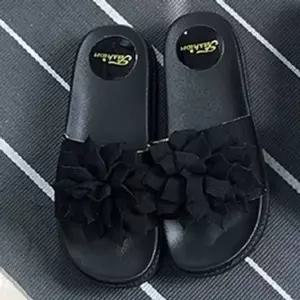 플로라 푹신한 여성 여름 EVA 슬리퍼 굽높이 블 GWM