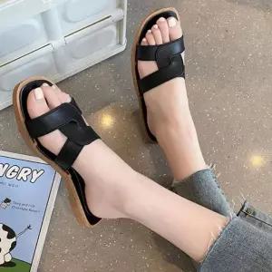 [라일리] Rly bns 외출용 사무실 심플 여름 여성 샌달 슬리