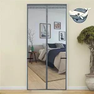 효율적인 자석으로 간편한 멀티 모기장 그레이 시원한 간편 사무실