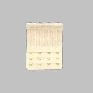 브라연장후크 탄성 연결 고리 베이지 4버튼