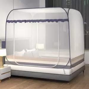 고품질 딥슬립 사각 원터치 침대모기장 방충망 180x200cm  침대모기장 (WFKDTKD)