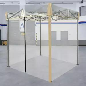 소형 비닐부스 투명 텐트 플라스틱 방진 야외 보온