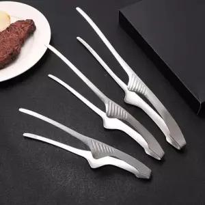 바베큐 집게 캠핑용 스텐 핀셋 주방 고기 조리 도구 먹방 준비물 WFIMM37