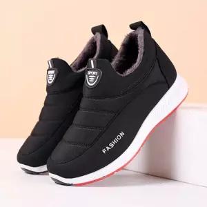 [퍼니메이커]털슬립온 남자방한화 따뜻한운동화 겨울운동화 털부츠 따뜻한신발 겨울플랫슈즈 남성방한화 남