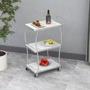 와인 트롤리 호텔 케이크 웨건 카트 선반 다이닝 서빙