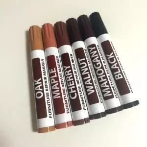 스크래치 가구까침 복원용 마카펜 6컬러칠보수 우드 마커 흠집재 마카 보수재