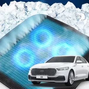더K9 호환 차량용 쿨링시트 메쉬 4팬용방석 사무실 여름방석 자동차 의자 아이스 휴대용 용통풍 용자동차