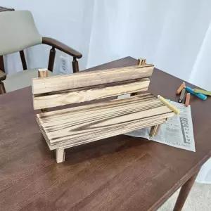 원목 미니 벤치 화분 받침대 35x11x17cm장식대 정리대 화분대 선반 진열대 장식대 인테리어