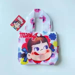 페코짱 휴대용 장바구니접이식 쇼핑 가방 용시장 용장