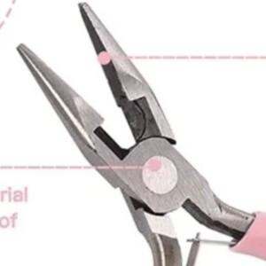 미니 소형 플라이어 대각선 라운드 벤트 니들 노즈 핸드크래프트 비딩 절연 커터 보석 제작 도구용