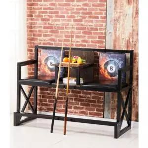 당구장 쇼파 세트 큐걸이 대기석 2인 벤치 라운지 패턴