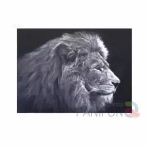 흑백포스터 사자 M 가리개천거실벽면인테리어 집들이선물 신혼집 두꺼비집 배전함 액자 태피스트리 가리개