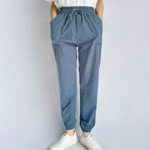 아노락 바스락 조거 밴딩 카고 팬츠여름바지 아이스 냉장고 밴바지 와이드 슬랙스