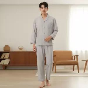 (이월행사) 남성잠옷 부드럽고 가벼운 파자마 (VPA4421M)