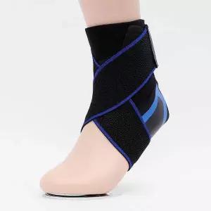[셀러에이드]더블업 스트랩 발목 보호대 2p L 스포츠 아대 블루