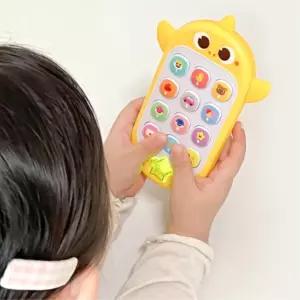 귀여운 아기상어 장난감 스마트폰 전화기 소근육발달 완구 휴대폰 돌선물 베이비폰