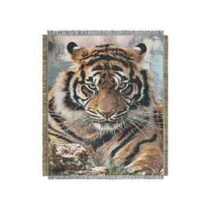 호랑이 담요 이불 낮잠 130x160cm 스킨 낮잠이불 장식 특이한 블랭킷 할머니