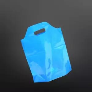 팬시용 라운드 PE쇼핑봉투 BL 36X40cm 밑10cm 100매백 비닐백 옷봉투