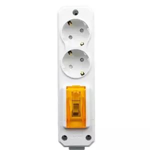 히포 전기난로전용 대용량멀티탭 2구 1.5m 배선차단기 90442(2C223)콘센트 멀티