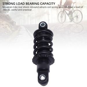 호환 산악 자전거 전기 스쿠터 접이식 후면 충격 350LBS 125mm 스프링 흡수 장치 용