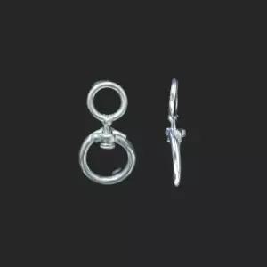 회전고리 요리도리 꼬임방지 8자 중간도래 76mm 30개줄 도래 개목 엉킴목 엉킴 개줄 목줄