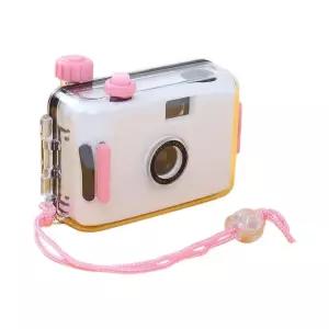 방수 토이카메라 (화이트핑크) DK94장난감카메라 레트로카메라 사진용품 토