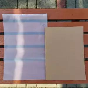 여행지퍼비닐포켓백 여행용 지퍼백 파우치 24x35cm