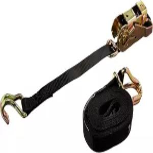 에릭슨 01314 블랙 1인치 x 15인치 오토바이 /ATV 래칭 타이다운 스트랩플로팅 D링 포함