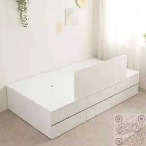 갯더잇 6칸 수납 가드 침대 SS 무헤드 매트리스미포함 침대수납프레임