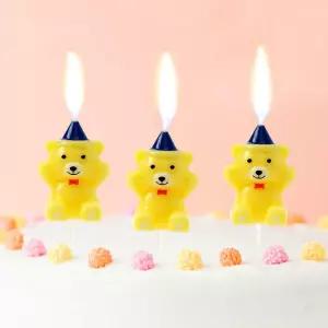 해피니스 만세곰 생일초 3개입x2세트 이벤트 기념일초 케이크초 케익초