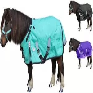 더비 오리지널 북유럽터프 1200D 헤비급 미니 말 포니 투표 담요 u2013 방수 통기성 300g 단열 210T 안감의