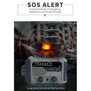 후레쉬 용 라디오 휴대용 자가발전라디오 태양열 랜턴 소형 비상등 발전 미니 비상
