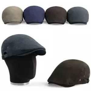 남녀 대두용 듀퐁 헌팅캡XL/빅사이즈 큰머리둘레 신사 중년 어르신 골프 베레모 도리구찌