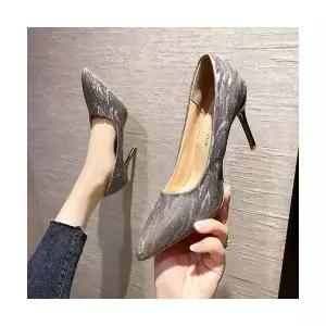 여자 하이힐 슈즈 웨딩 신부화 샴페인 힐 스틸레토 드레스 약혼화 BE5