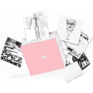 포메모 미니 스티커 프린터 - 메이커 머신 M02, 창의적인 DIY에 적합한 프린트 포드, 다이어리, 사진, 학습 노트, 가정/여행용 휴대용 열 잉크 없는 라벨 메이커, 핑크