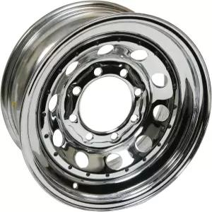 미국 휠 97-7880 크롬 모듈러 16 x 8 65 볼트 서클 45 후방 간격 0