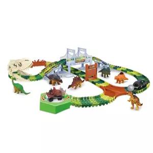 쉬운조립 다이노파크 공룡놀이 트랙장난감 아기선물 사회성발달 동물친구 완구 유아용